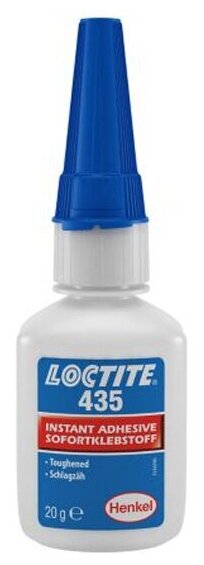 Клей моментального отверждения повышенной прочности Loctite 435 (20 гр) - фотография № 3