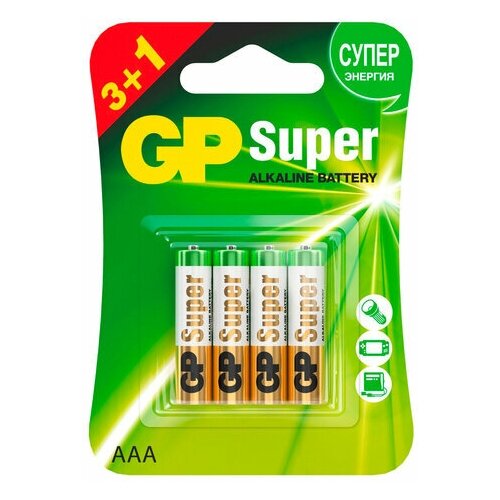 Батарейки Unitype GP Super - (5 шт) элемент питания gp alkaline ааа 4 штуки 1 упаковка