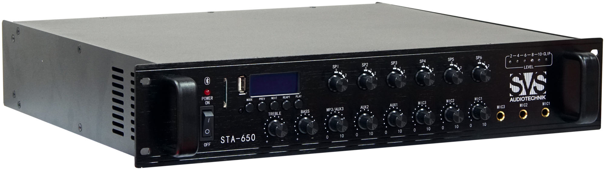 SVS Audiotechnik STA-650 радиоузел 6 зон усилитель мощности 650 Вт