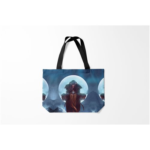 фото Сумка-шоппер / 46х35 см / геймерам / the witcher бестия из туссента burnettie