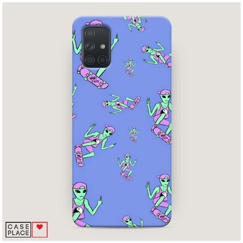 фото Чехол пластиковый samsung galaxy a71 ayy lmao скейтер case place