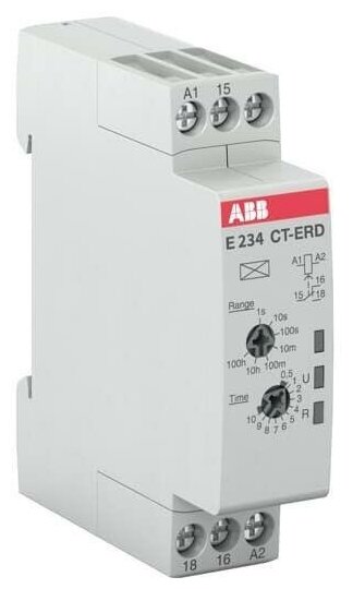 Реле времени CT-ERD (0.05-100ч)1ПК ABB 1SVR500100R0000 1шт