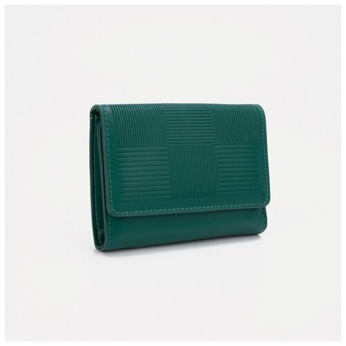 фото Кошелёк на магнитах, цвет зеленый нет бренда
