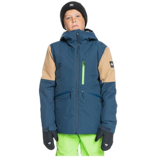 фото Куртка сноубордическая детская quiksilver travis rice - snow jacket for boy's insignia blue (возраст:14)