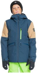 Куртка Сноубордическая Детская Quiksilver Travis Rice - Snow Jacket For Boy's Insignia Blue (Возраст:10)