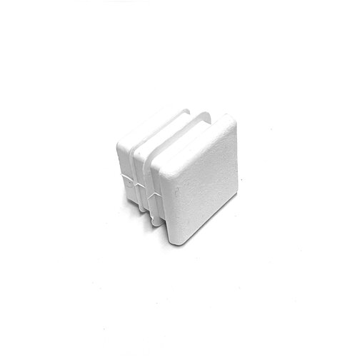 Пластиковая заглушка для квадратных труб 30х30 мм, белого цвета (10шт)