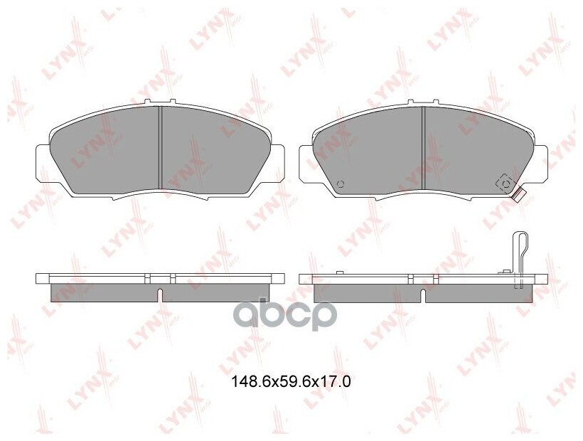 Колодки Торм. Диск. Перед. LYNXauto арт. BD-3411