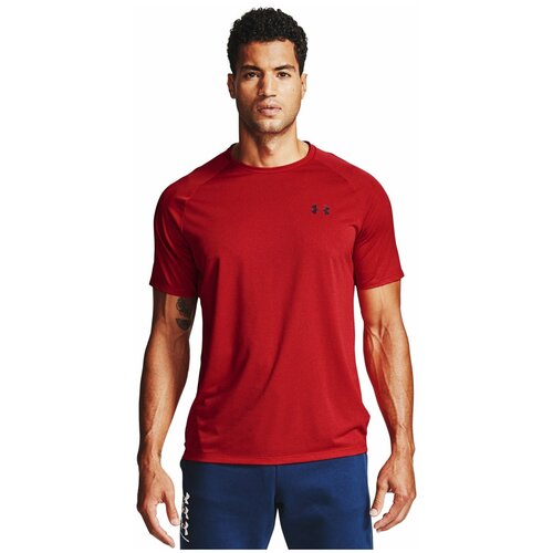 фото Футболка under armour tech 2.0 ss tee красный lg 1345317-600
