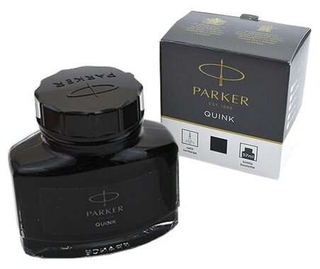 Чернила PARKER "Bottle Quink" объем 57 мл черные, 1 шт