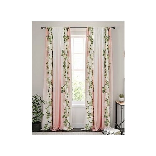 фото Комплект штор томдом венквист (розовый)