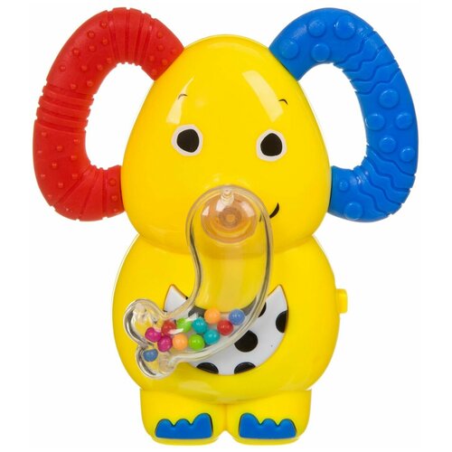 игрушка развивающая погремушка обезьянка bondibon Игрушка развивающая музыкальная погремушка слон, Bondibon