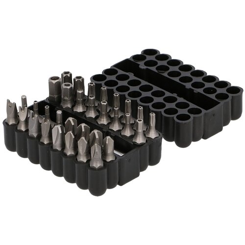 Набор FASTER TOOLS биты специальные с магнитным адаптером в удвропрочном боксе 33 предмета 465₽