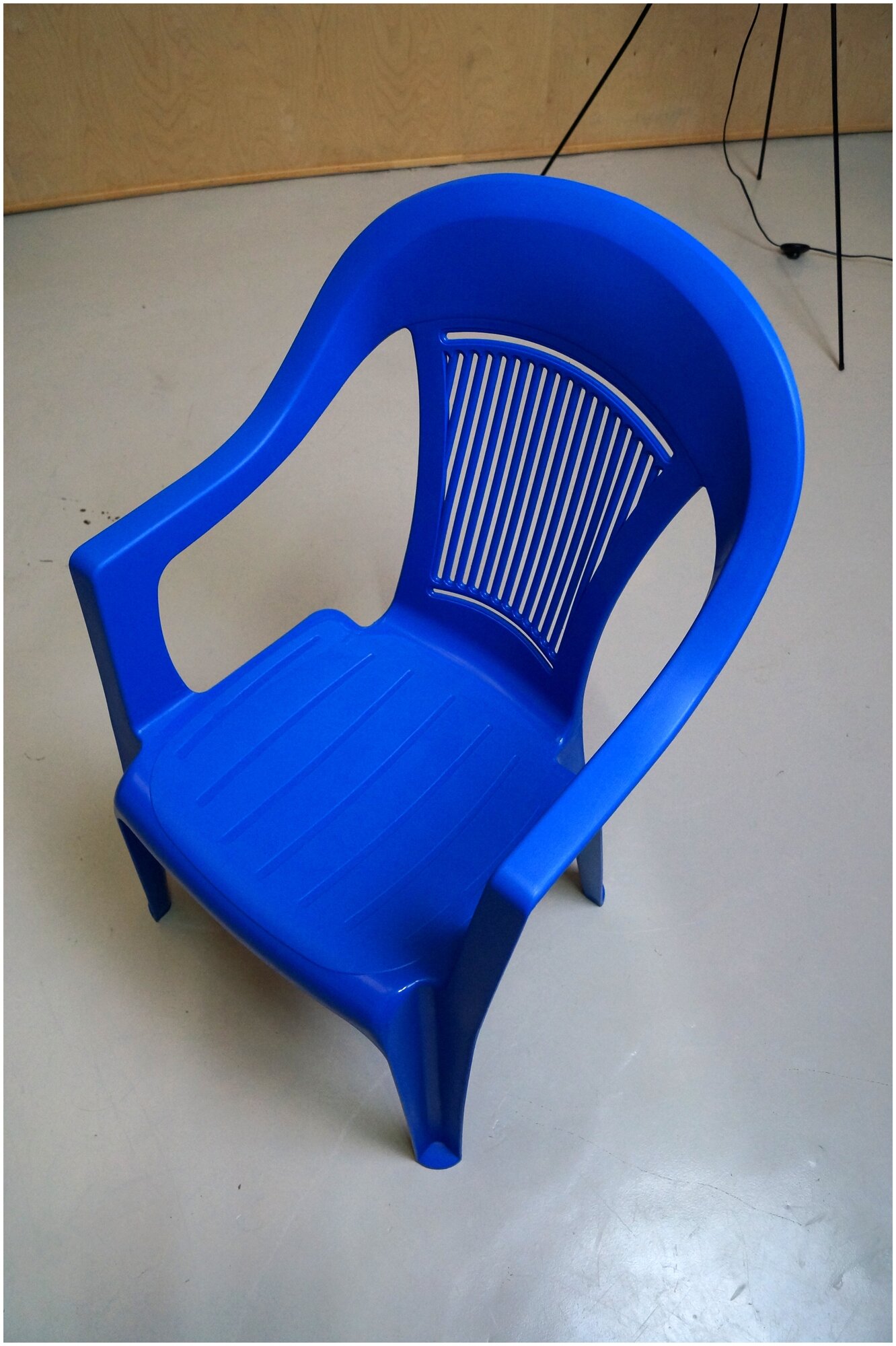 Садовые пластиковые кресла Венеция, Синий, 2 шт - фотография № 7