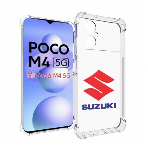 Чехол MyPads suzuki-сузуки-3 мужской для Xiaomi Poco M4 5G задняя-панель-накладка-бампер
