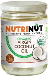 NUTRINUT, кокосовое масло organic virgin coconut oil. Пищевое 500 мл.