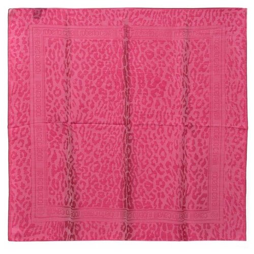 фото Розовый платок леопардовый roberto cavalli 15782