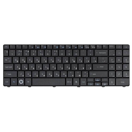 Клавиатура для ноутбука Acer Aspire 5516 5517 5332 5532 5732 Series Плоский Enter Черная без рамки PN MP-08G63SU-698 760₽