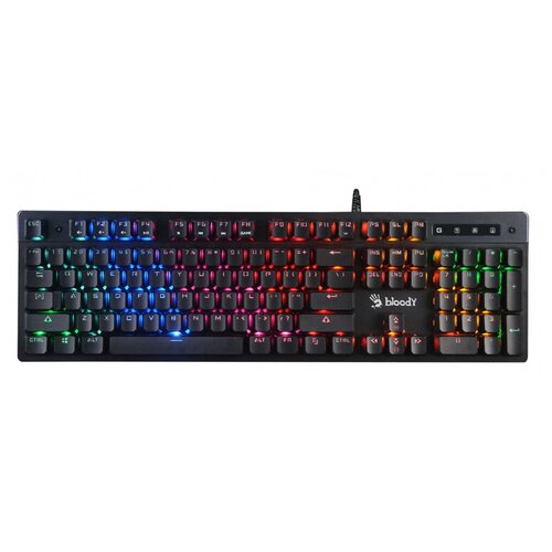 Клавиатура A4Tech Bloody B500N серый USB for gamer LED 390900₽