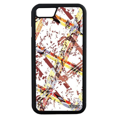 фото Защитный чехол для мобильного // apple iphone 8 // "тартан плитка" текстура рисунок, utaupia, цветной