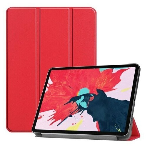 Чехол-книга на силиконовой основе для планшета Apple iPad Air 4 10.9 красный