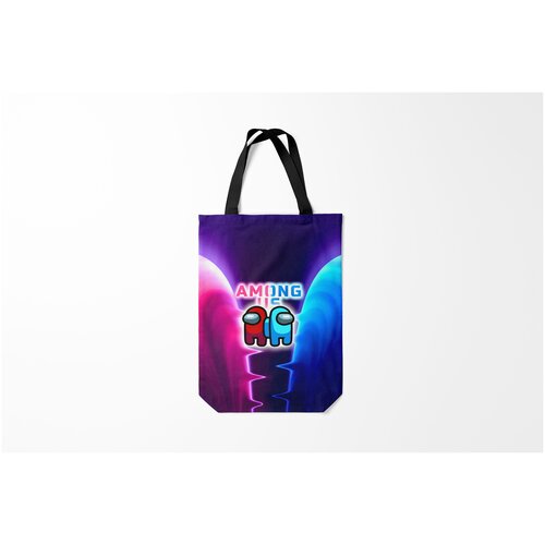 фото Сумка-шоппер / 31х42 см / геймерам / among us glow burnettie
