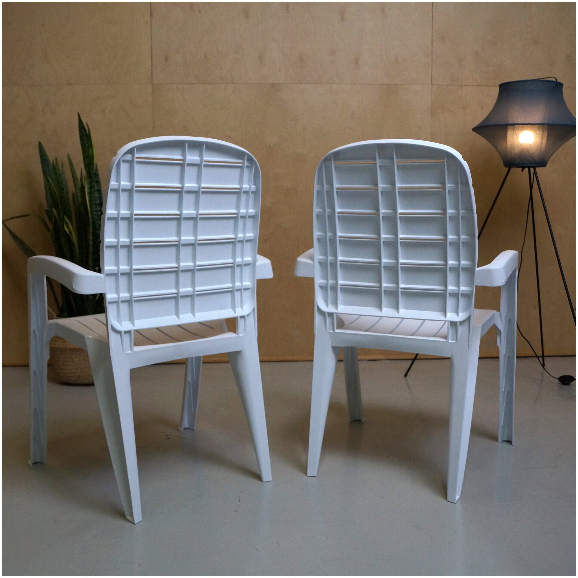 Пластиковое кресло Прованс, Белый, 2 шт - фотография № 3