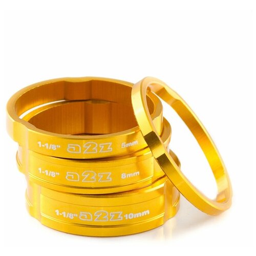 фото Кольца проставочные a2z 3/5/8/10mm gold