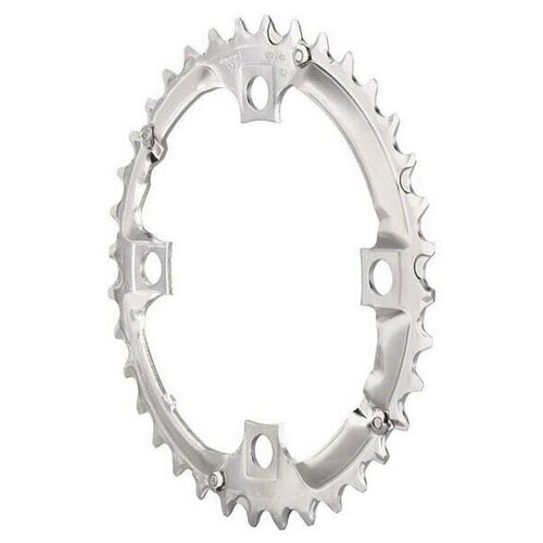 Звезда передняя Shimano, DEORE, для FC-M532, 36T, серебро Y1J898080 звезда shimano ultegra 36t mb bcd110 для fc 6800 46 36t 52 36t