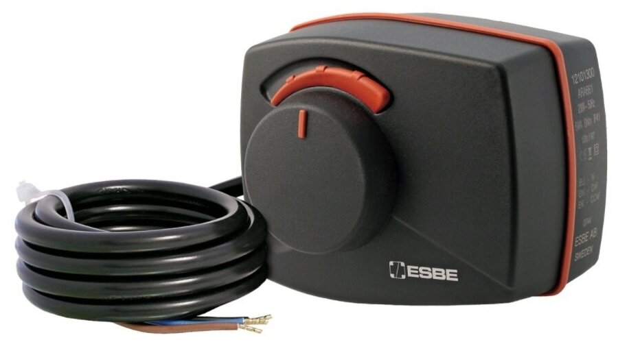 ESBE Привод электрический поворотный ARA663, 24В, 3-точ, 120 сек, 6Нм (12100300)