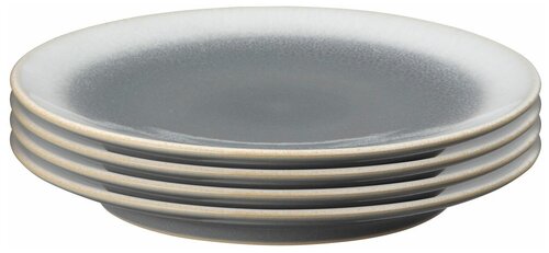 Denby Набор тарелок Modus Ombre, 22,5 см, 4 шт. 3 см пепельный/серый 22.5 см 4