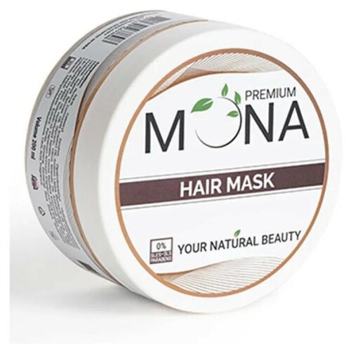 Маска-эликсир восстановление волос, от выпадения, для роста и объема волос Mona Premium