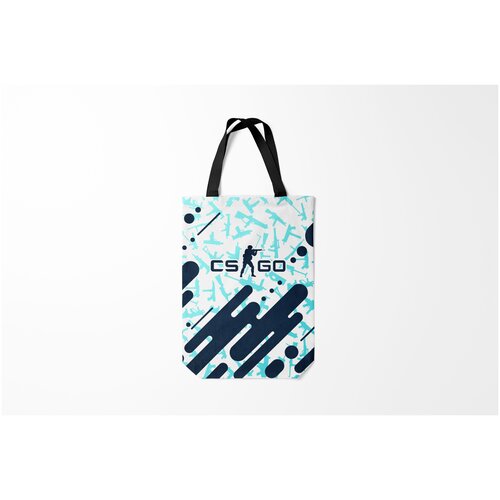 фото Сумка-шоппер / 31х42 см / геймерам / counter strike cs go кс го burnettie