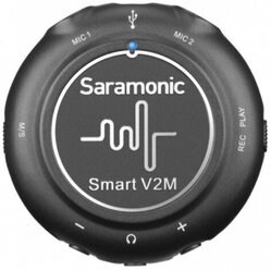 Адаптер Saramonic Smart V2M двухканальный для Android, iOS и компьютеров вход 2х3,5 мм