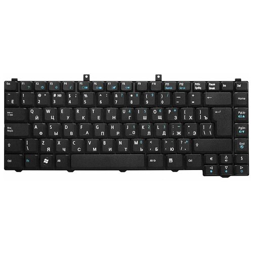 Клавиатура для ноутбука Acer Aspire 3100 5100 3690 3650 5610 черная 940₽