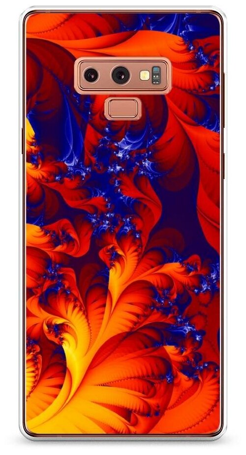 Силиконовый чехол "Узоры фрактал 2" на Samsung Galaxy Note 9 / Самсунг Галакси Нот 9