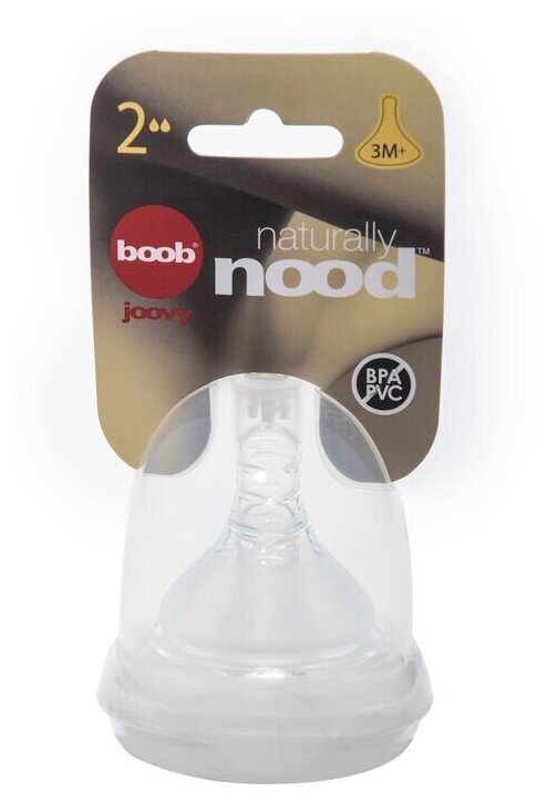 Соска Joovy Naturally Nood Nipple, 2 стадия 3мес+