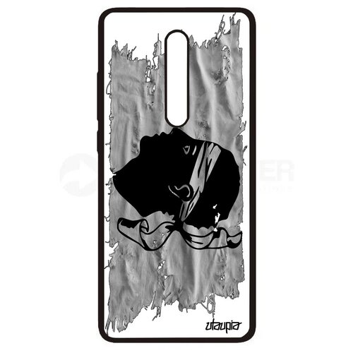 фото Защитный чехол для мобильного // xiaomi redmi k20 // "флаг корсики на ткани" стиль страна, utaupia, белый