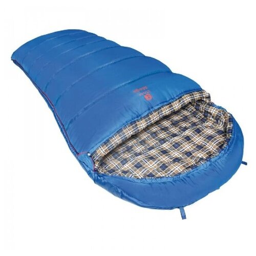 фото Спальный мешок btrace duvet (одеяло), 230*80, (до -15) правый, серый/синий 4-22443