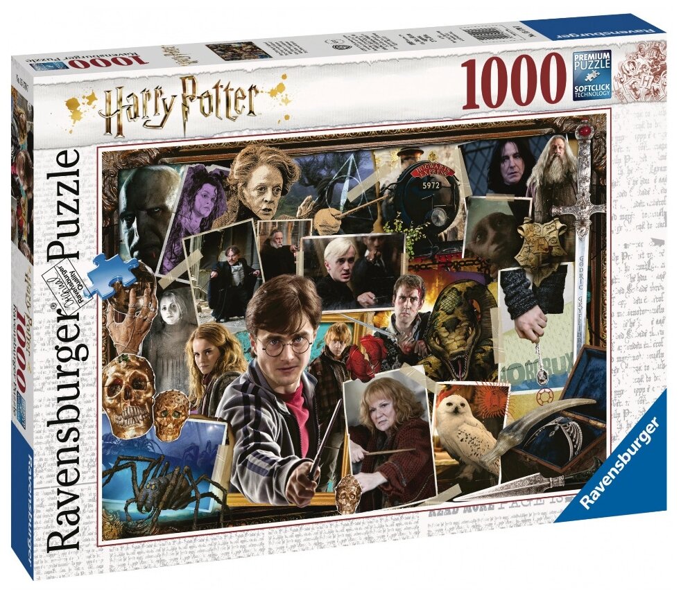 Пазл Ravensburger "Гарри Поттер против Волдеморта", 1000 элементов (15170)