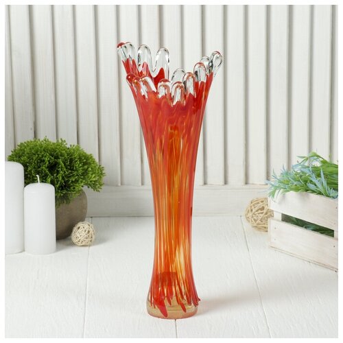 Ваза Коралл красная 28см 806₽