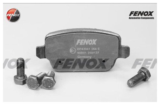 Дисковые тормозные колодки задние Ford Mondeo IV Fenox BP43041 (4 шт.)