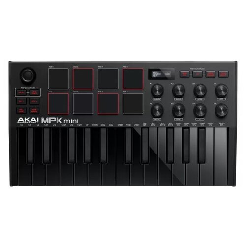 USB/MIDI-клавиатура Akai model MPK MINI 3 BLACK