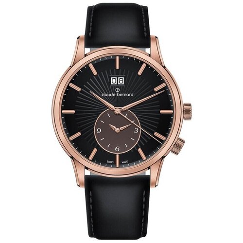 Наручные часы Claude Bernard Наручные часы Claude Bernard 62007 37R NIBRR, черный, золотой