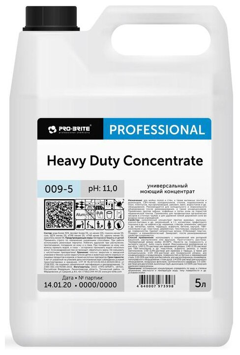    , , - Pro-Brite Heavy Duty Concentrate 5