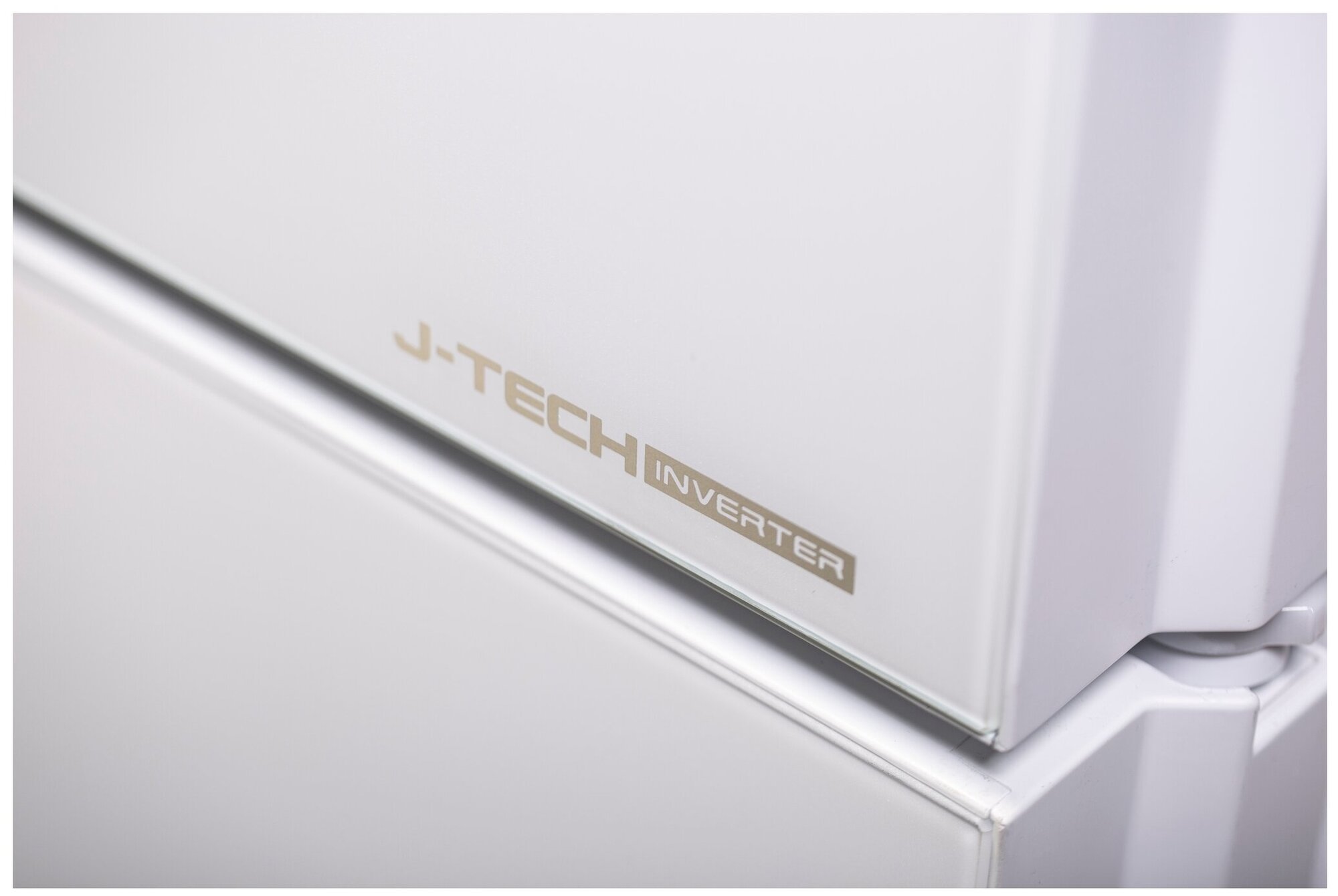 Холодильник SHARP , трехкамерный, белый - фото №5