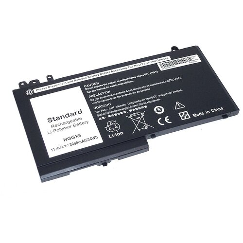 фото Аккумуляторная батарея для ноутбука dell 0rdrh9 11.4v (3000mah) sino power