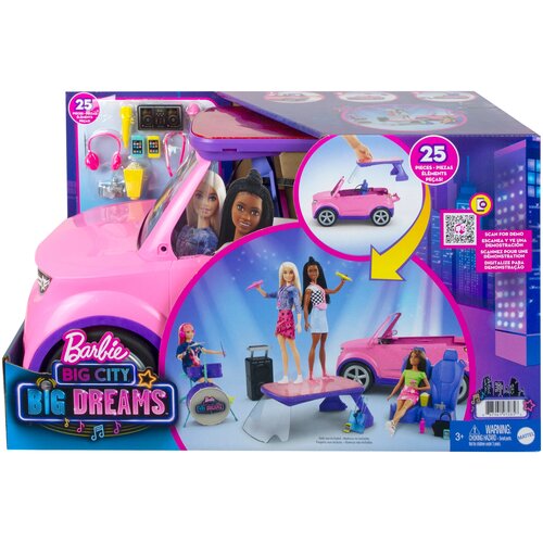 Игровой набор Mattel Набор игровой Barbie Большой город Большие мечты Автомобиль GYJ25