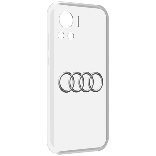 Чехол MyPads audi-ауди-7 мужской для Motorola Edge 30 Ultra задняя-панель-накладка-бампер