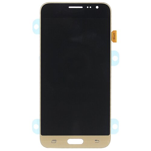 Экран (дисплей) для Samsung J320M Galaxy J3 (2016) в сборе с тачскрином (золотой) (AMOLED) экран дисплей для samsung sm j320m galaxy j3 2016 в сборе с тачскрином белый tft с регулировкой яркости