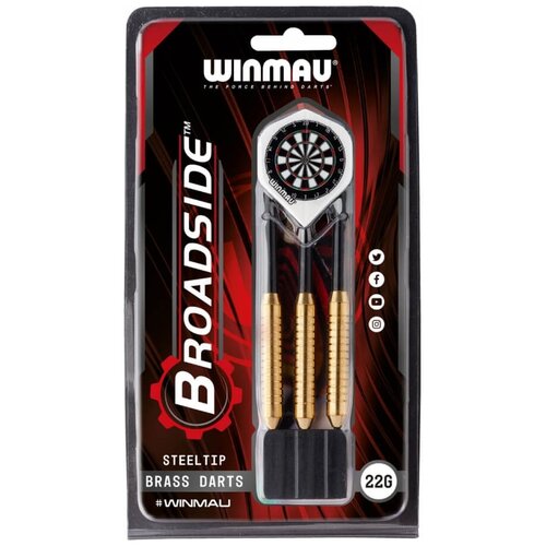 Дротики Winmau Broadside Brass 22 gram, 3 дротика